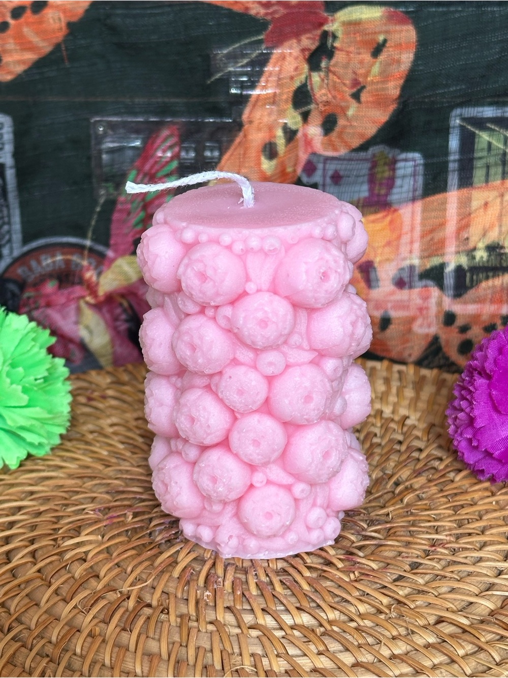 Bloom & Berries Pillar Candle